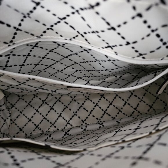 Kate Spade Newbury Lane Felix Saffiano Leather Taupe Cream Shoulder Handbag COA - Picture 5 of 16